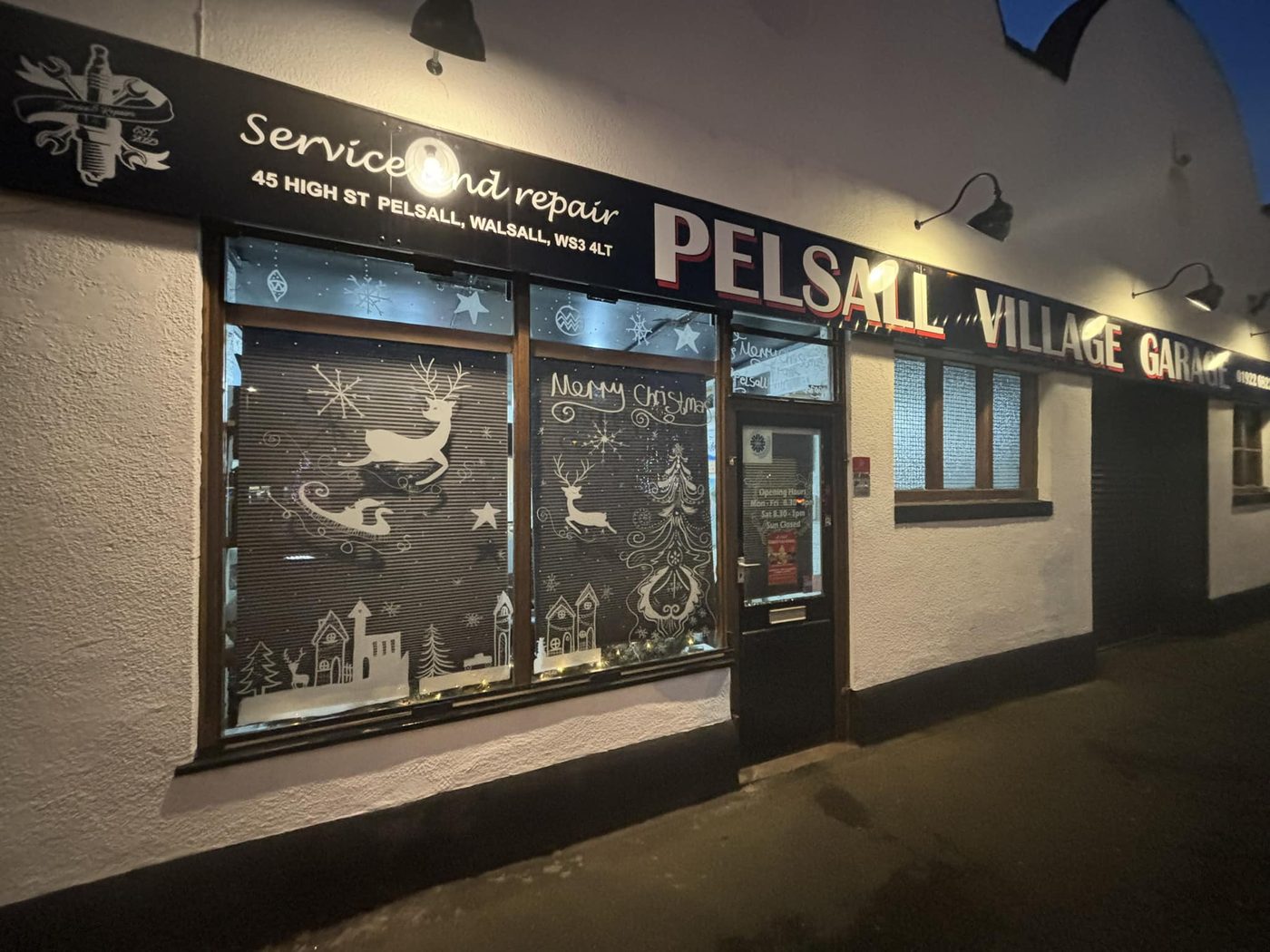 Our shopfront at 45 High Street, Pelsall