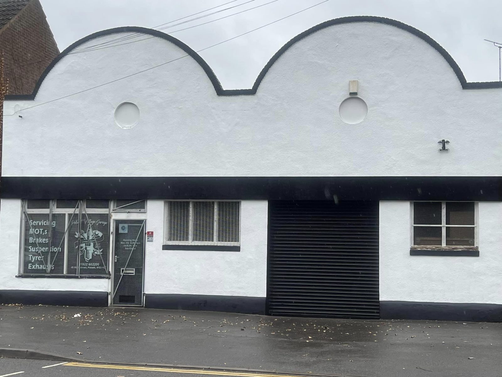 The shopfront under renovation in 2023